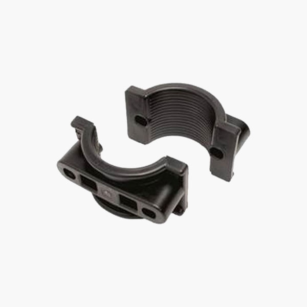 PART NO :DFTB01 TWO PART CABLE CLAMP CLEAT TWO HOLE FIXING FOR CABLE 50-58MM OD, DECOFLEX INDIA