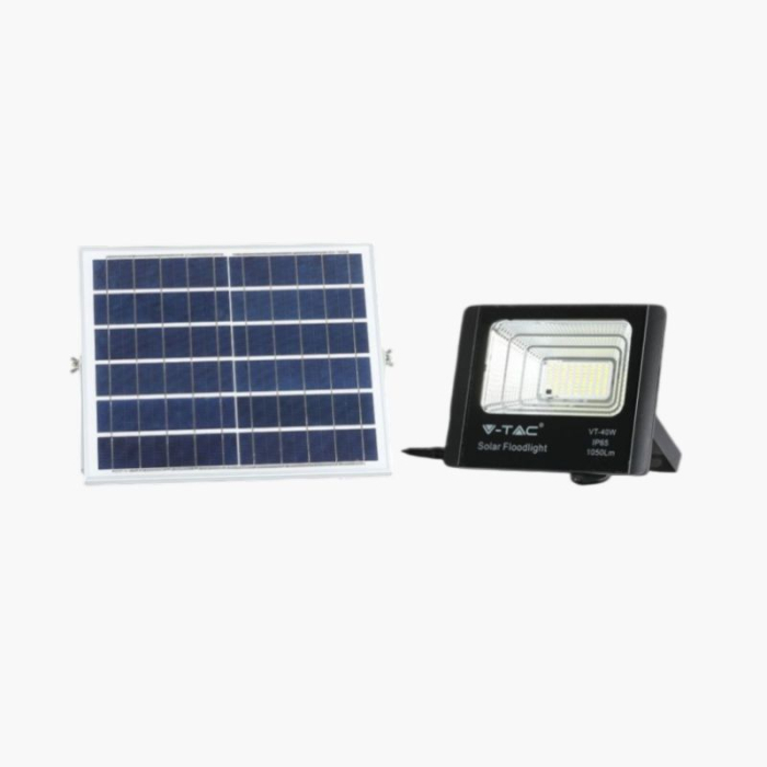 V-Tac, 40W 6000K IP65 LED Solar Flood Light, VT-40W