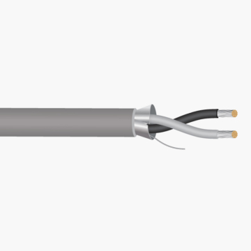 Paige 458719, 2 Core 16 AWG Stranded Tinned Copper, Overall Shielded, Roll of 305 MTR