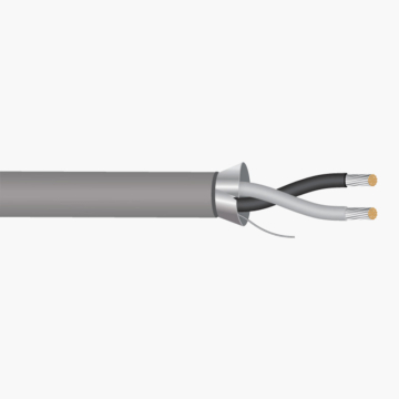 Paige 458760, 2 Core 18 AWG Stranded Tinned Copper, Overall Shielded, Roll of 305 MTR