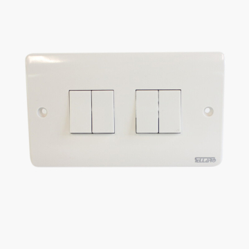 Tellaro Switch 3x6, 4 Gang 2 Way, Victoria T1308